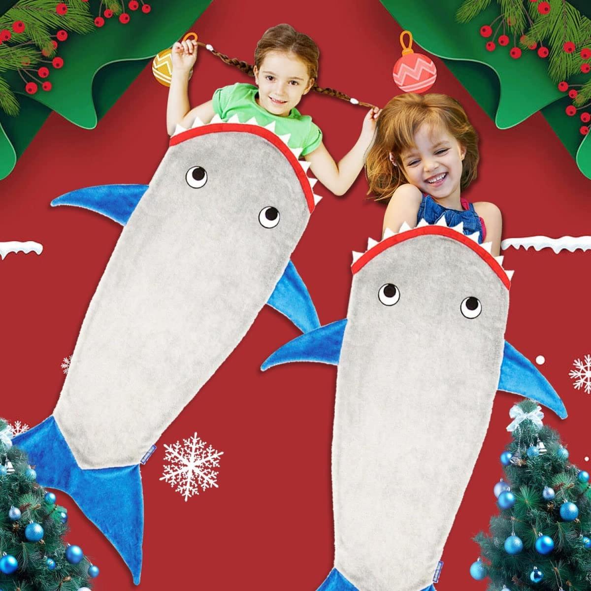 Shark Tail Blanket Cozy - Blue – image 3