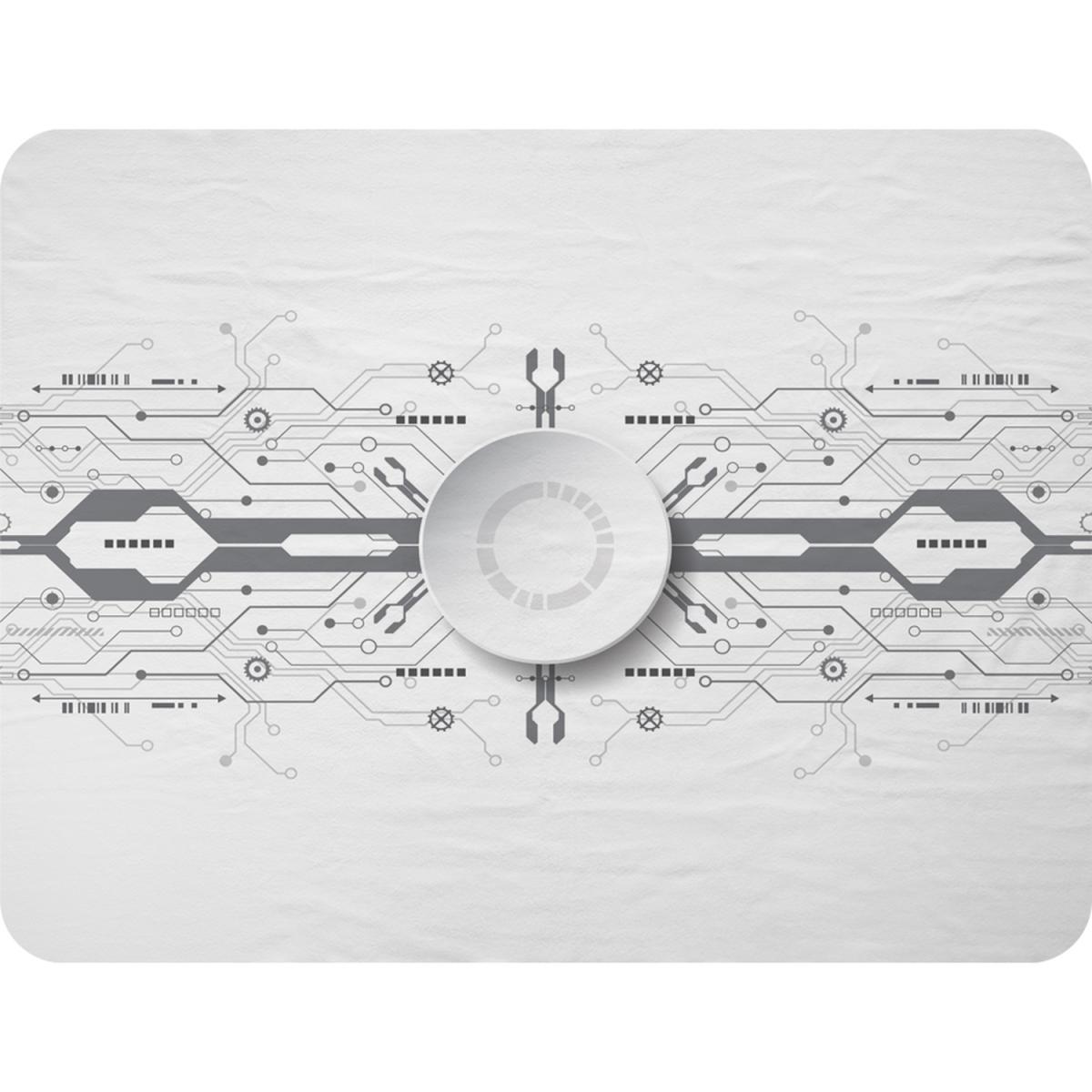 Concept With Various Technology Elements Blanket - Black – image 2