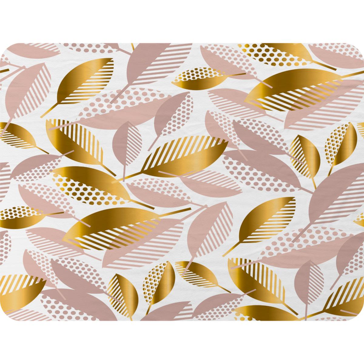 Pastel Rose And Gold Autumn Blanket - Gold – image 2