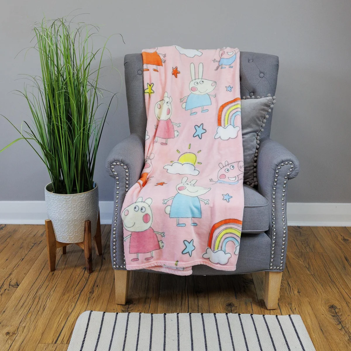 Peppa Pig Fleece Throw - Pink – image 3