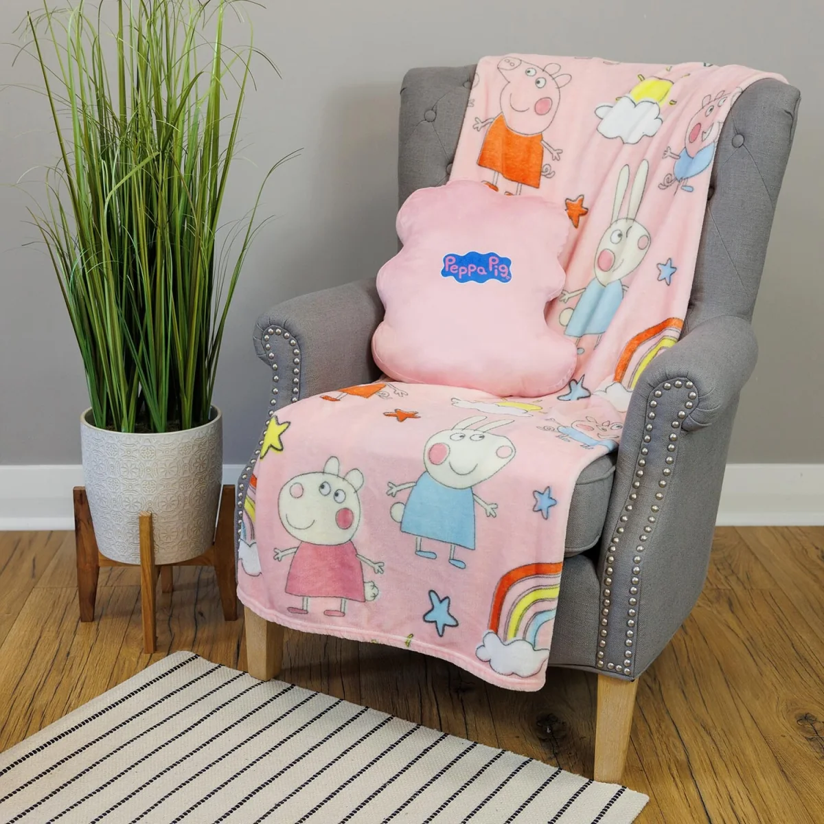 Peppa Pig Fleece Throw - Pink – image 4