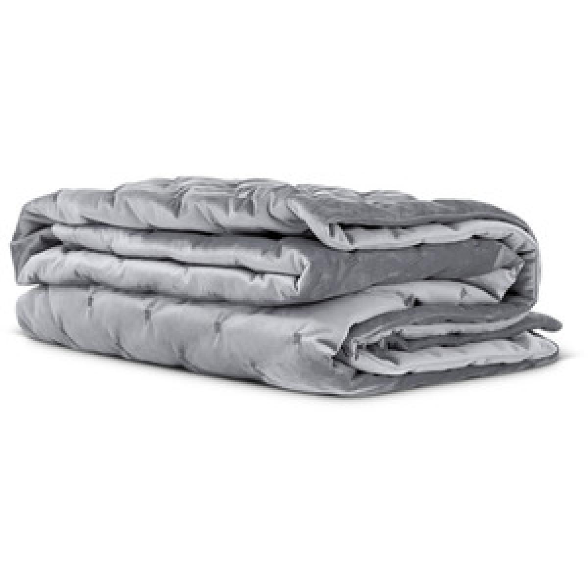 Luxurious Quilted Velvet Throw - Charcoal Grey – image 4
