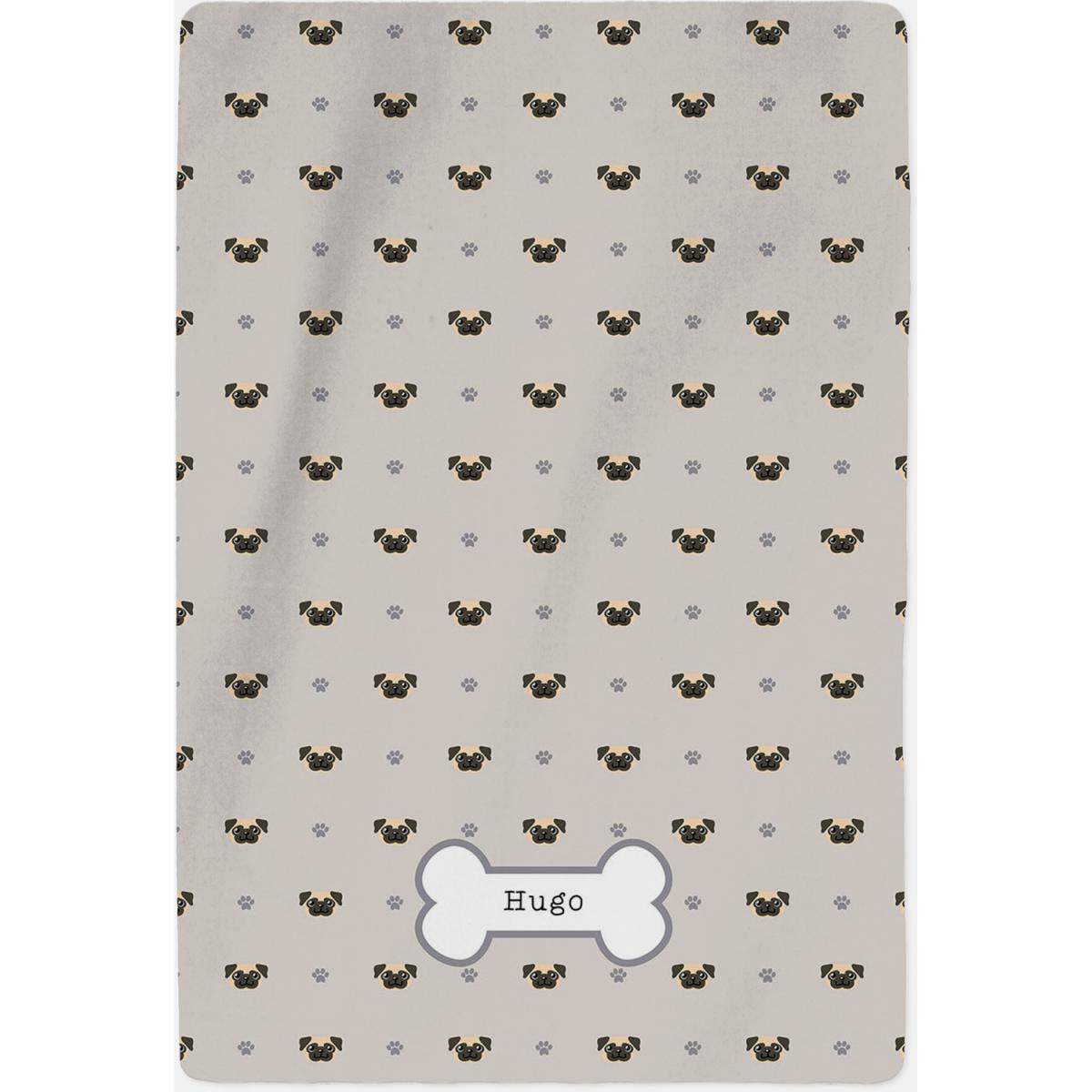 Personalised Fawn Pug Blanket - Pattern – image 2