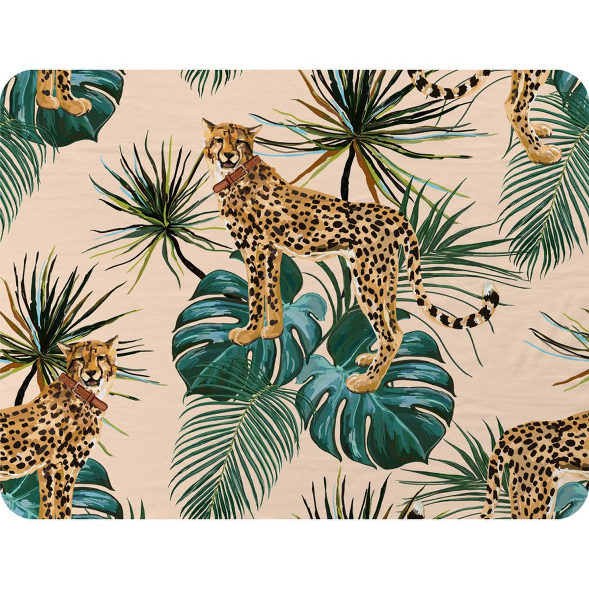 Tropical Cheetah Blanket - Green – image 2