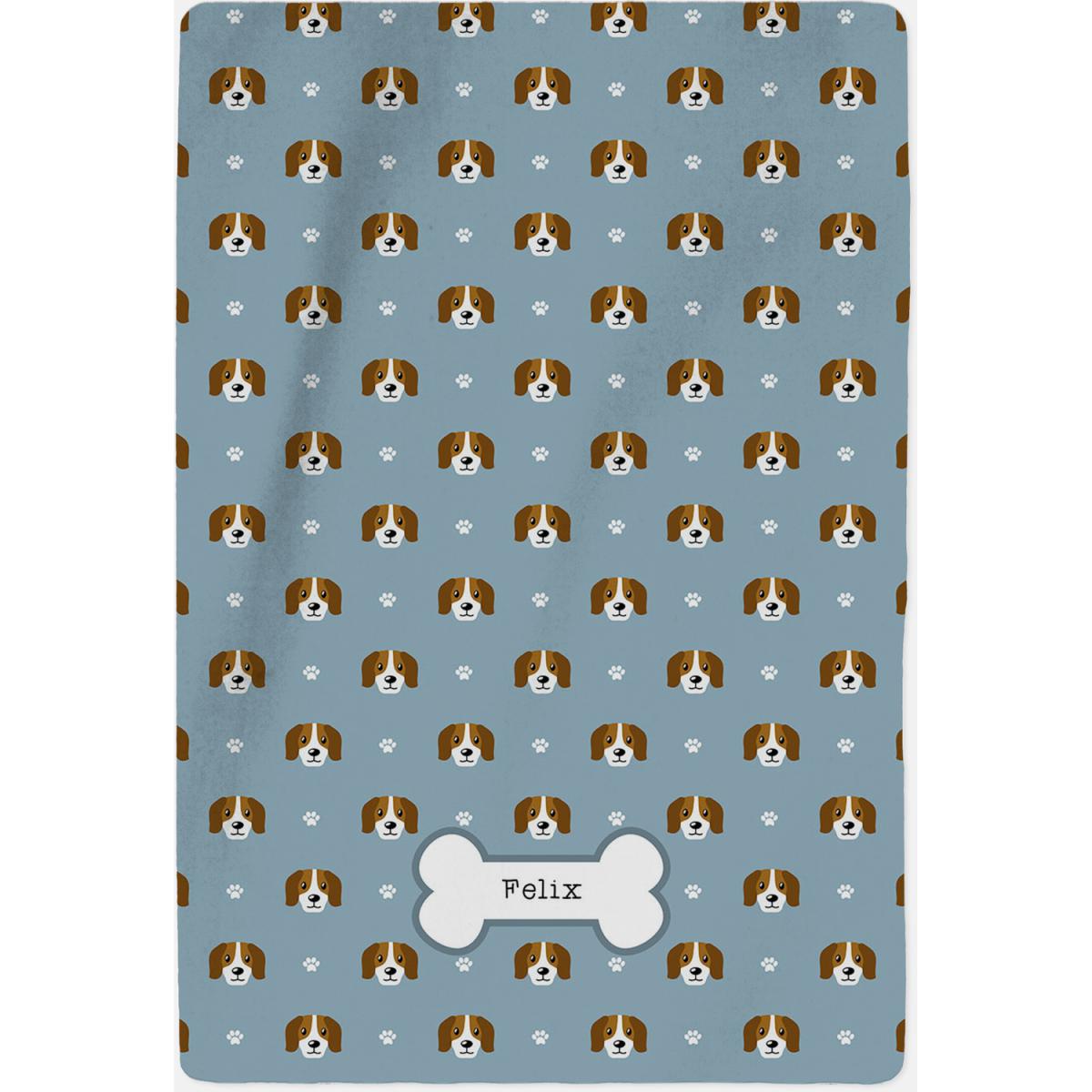 Personalised Beagle Blanket - Pattern – image 2