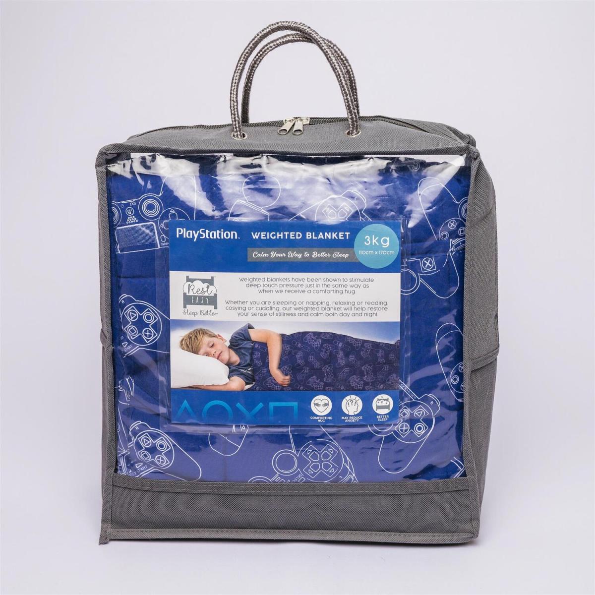 Playstation Game Remote Weighted Blanket - Blue – image 3