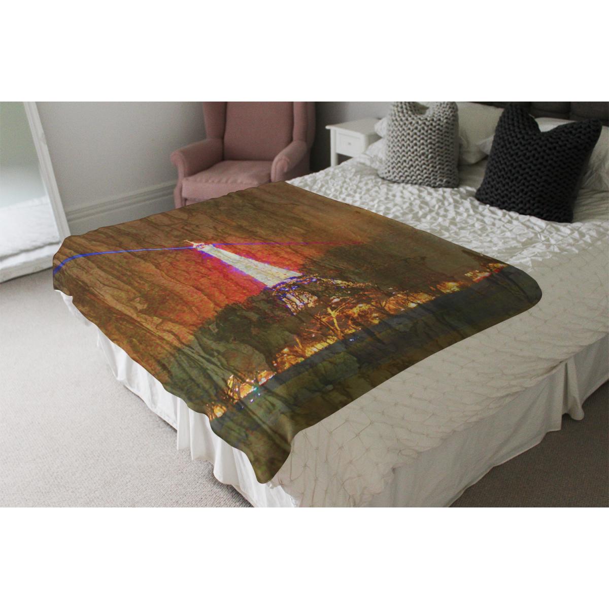 Tower Lights Blanket - Brown – image 4