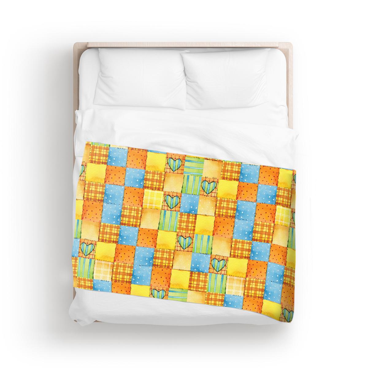Baby Watercolour Blanket Pattern Blanket - Orange – image 2