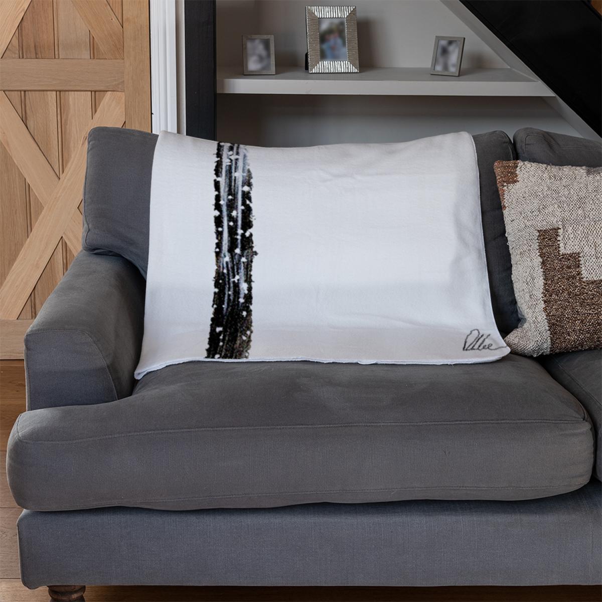 Tall Palm Blanket - Black – image 3