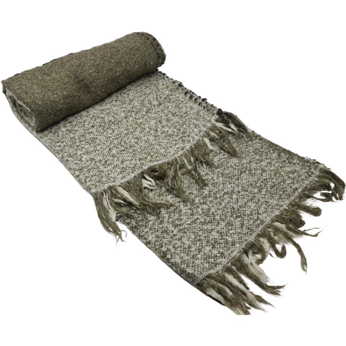 Artistic Acrylic Throw - Brown Beige – image 2