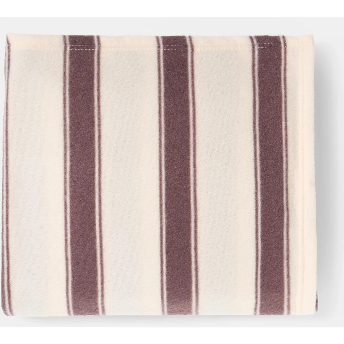 OHS Vintage Stripe Fleece Throw - Chocolate – image 6