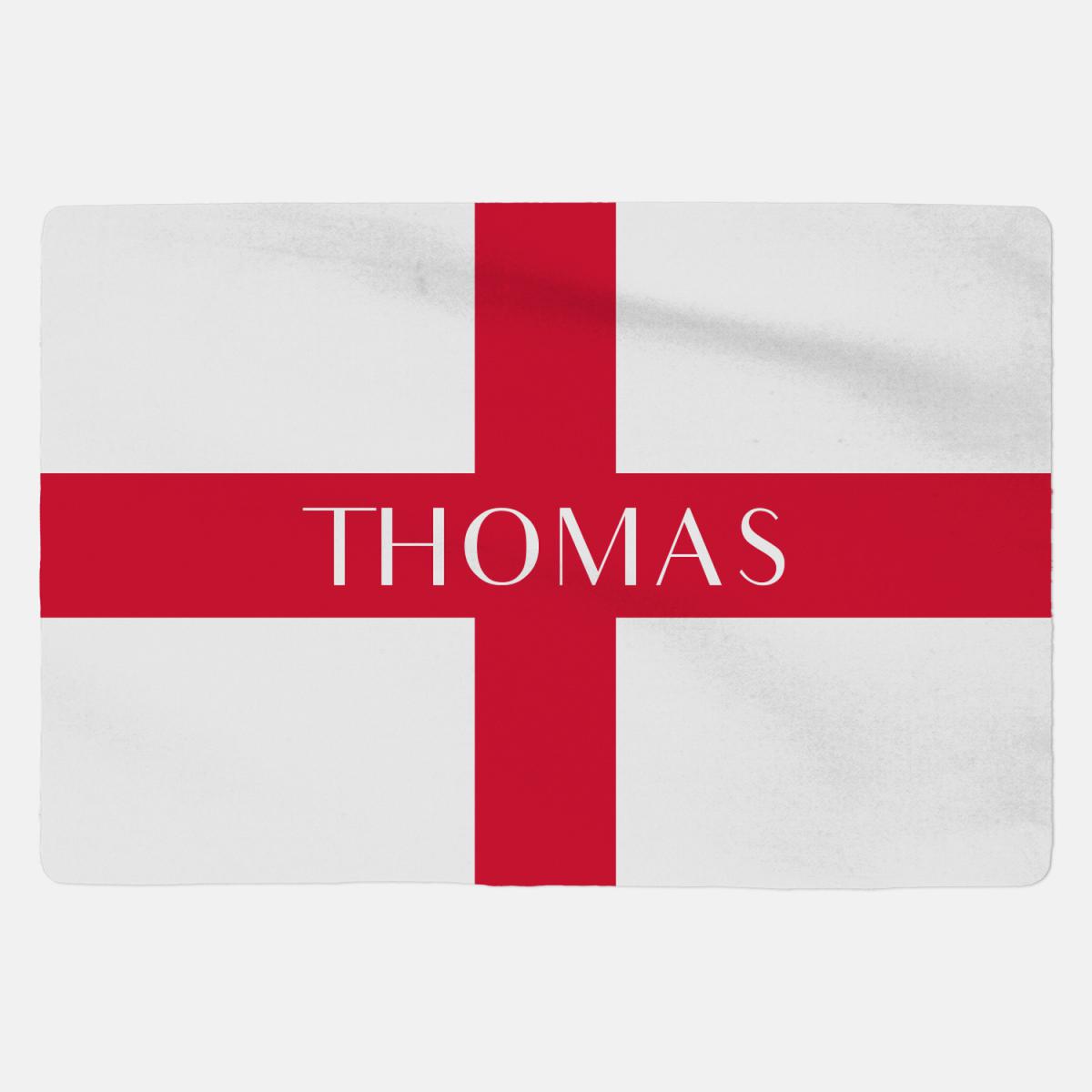 Personalised England Blanket