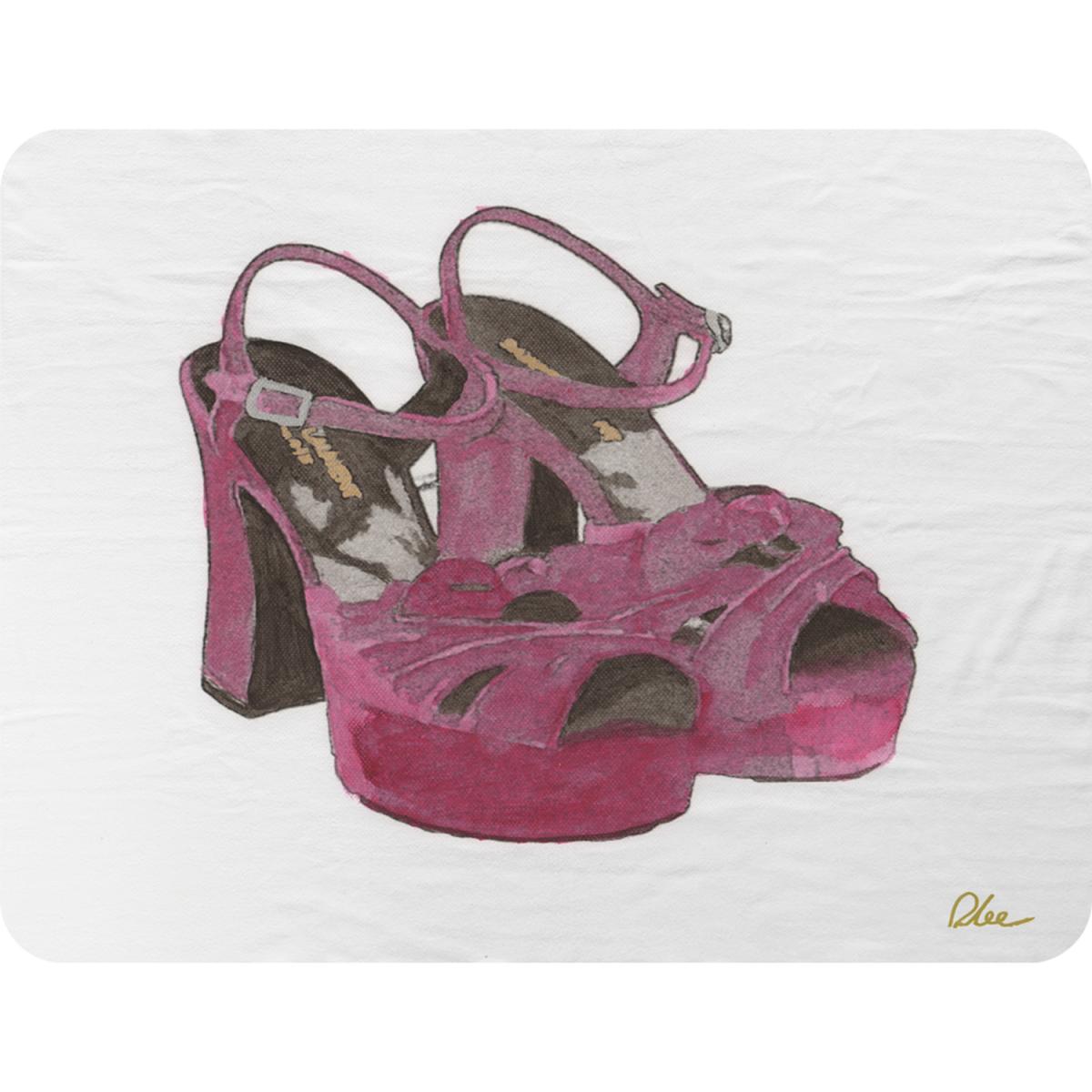 Purple High Heels Blanket - Pink – image 2