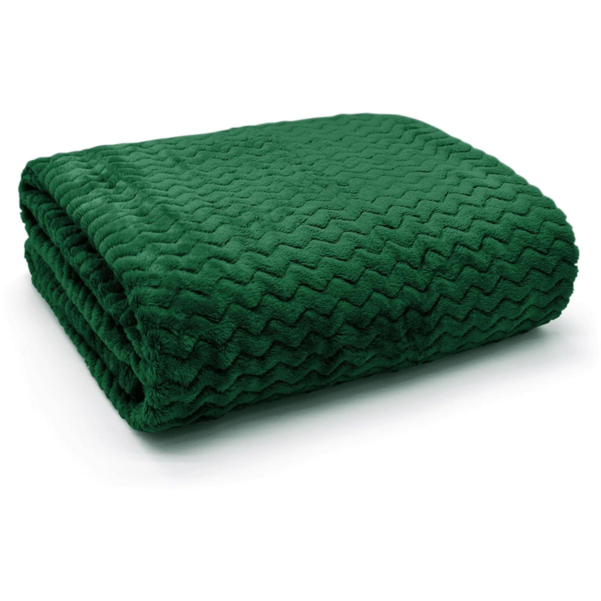Snug Soft Chevron Patterned Blanket Mink Throw - Ochre / 150x200 – image 16