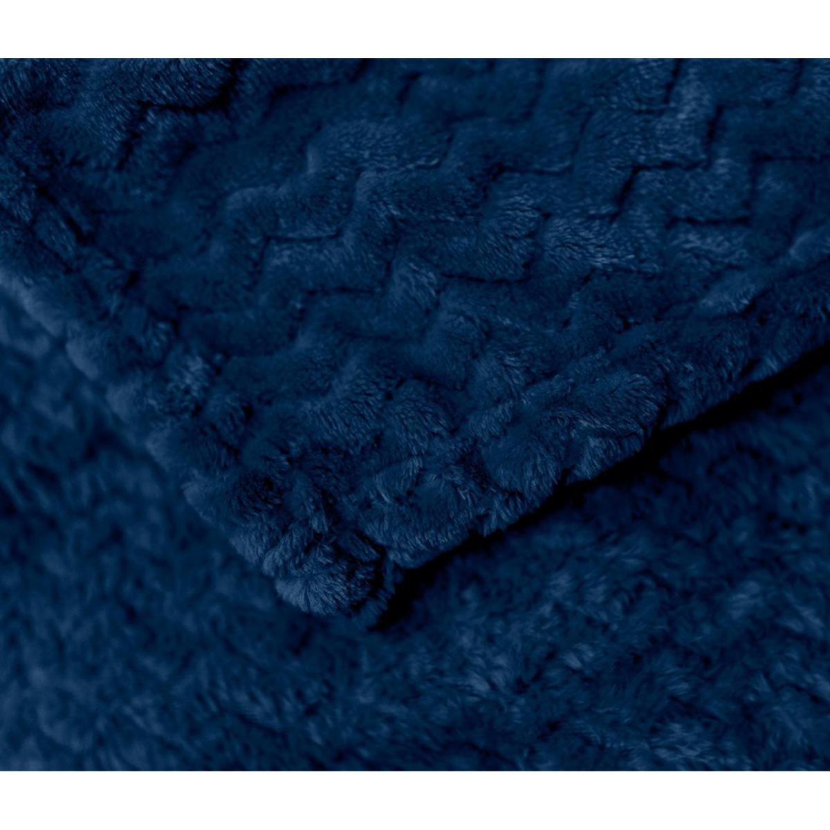 Snug Soft Chevron Patterned Blanket Mink Throw - Ochre / 150x200 – image 6