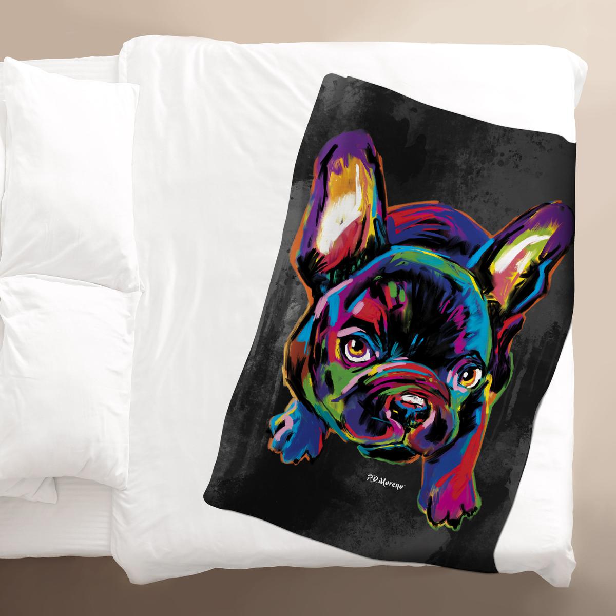 PD Moreno Hollie the French Bulldog Blanket – image 2