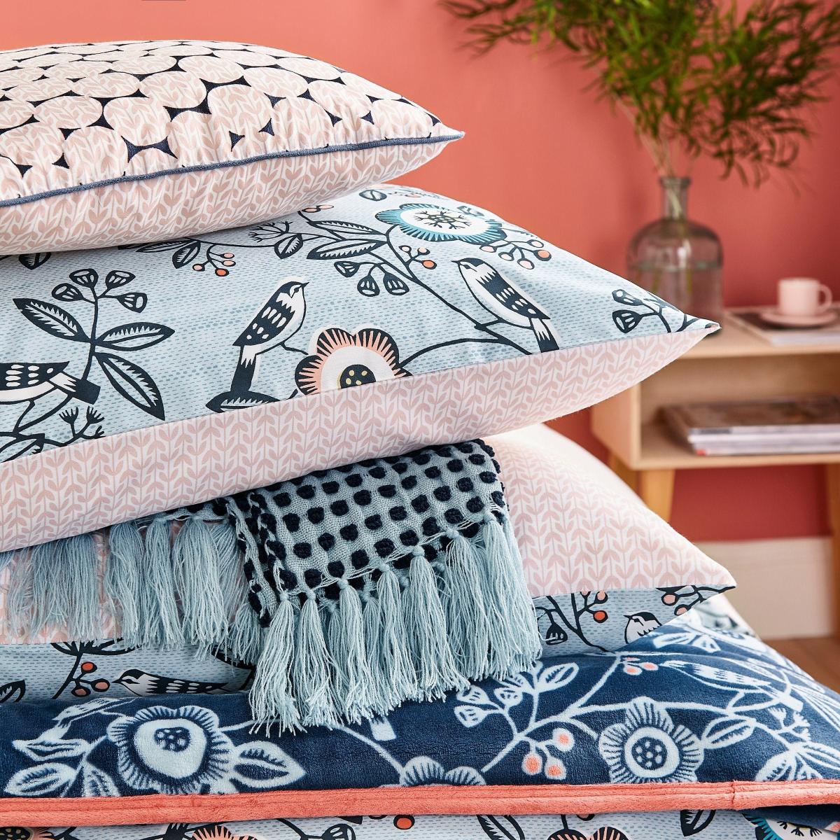 Jay Spotty Throw by Helena Springfield in Sky Blue – image 2