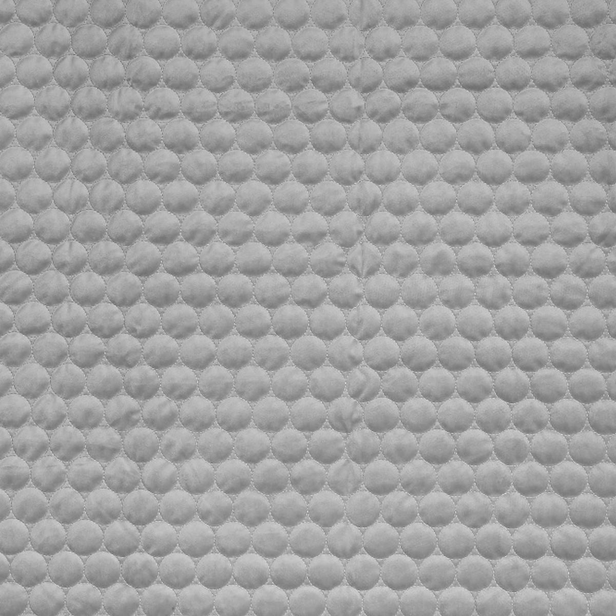 Halo Quilted Soft Luxury Throw in Silver Grey – image 2