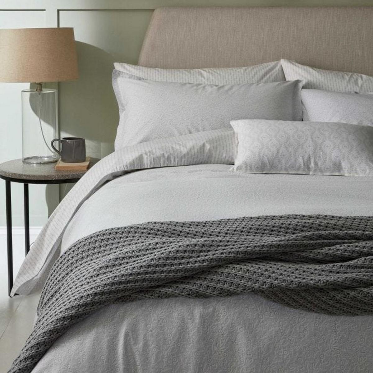 Kearney Knitted Throw By Murmur in Cloud Grey – image 2