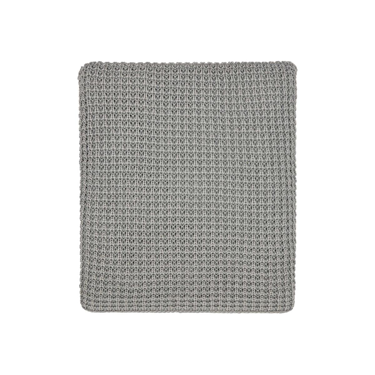 Kearney Knitted Throw By Murmur in Cloud Grey – image 1
