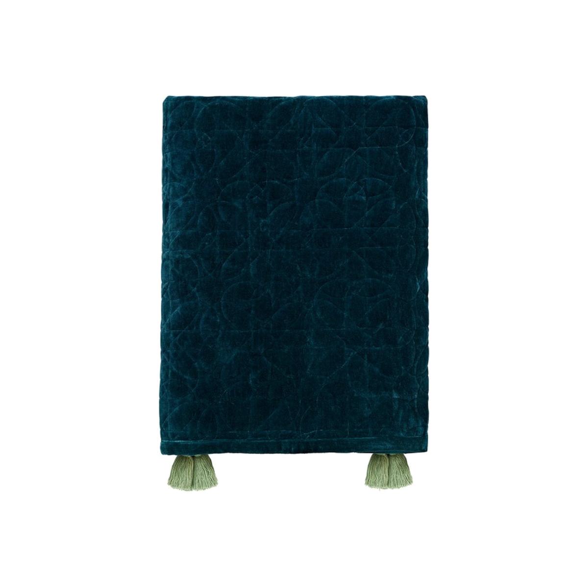 Honeysuckle And Tulip Throw in Teal Green by Morris & Co – image 1