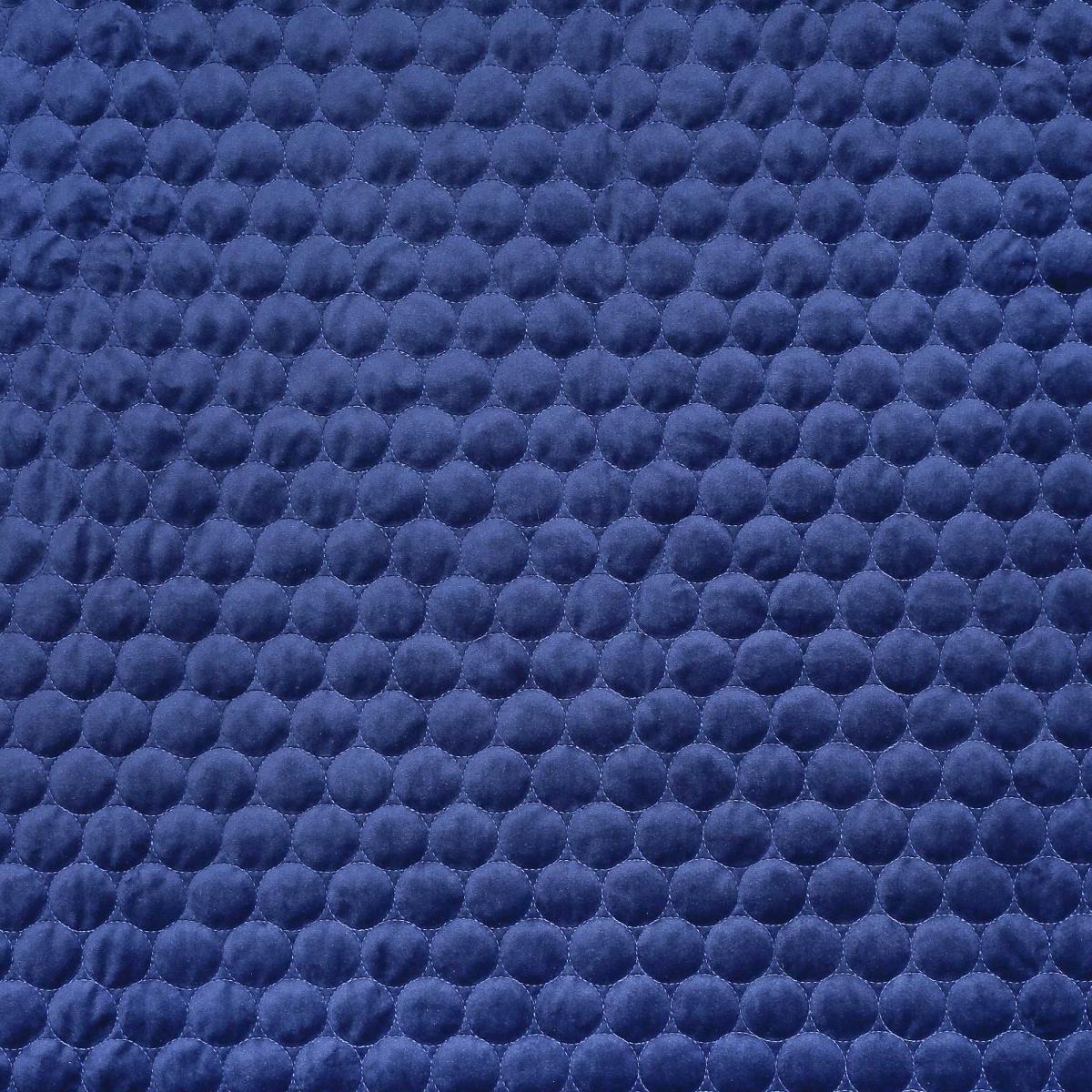 Halo Quilted Soft Luxury Throw in Navy Blue – image 2