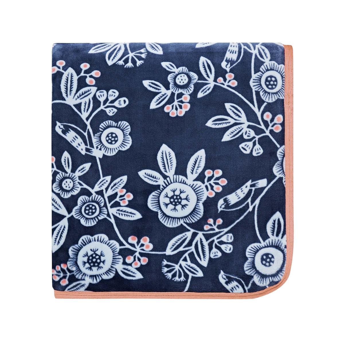 Jay Bird Fleece Throw by Helena Springfield in Sky Blue – image 2