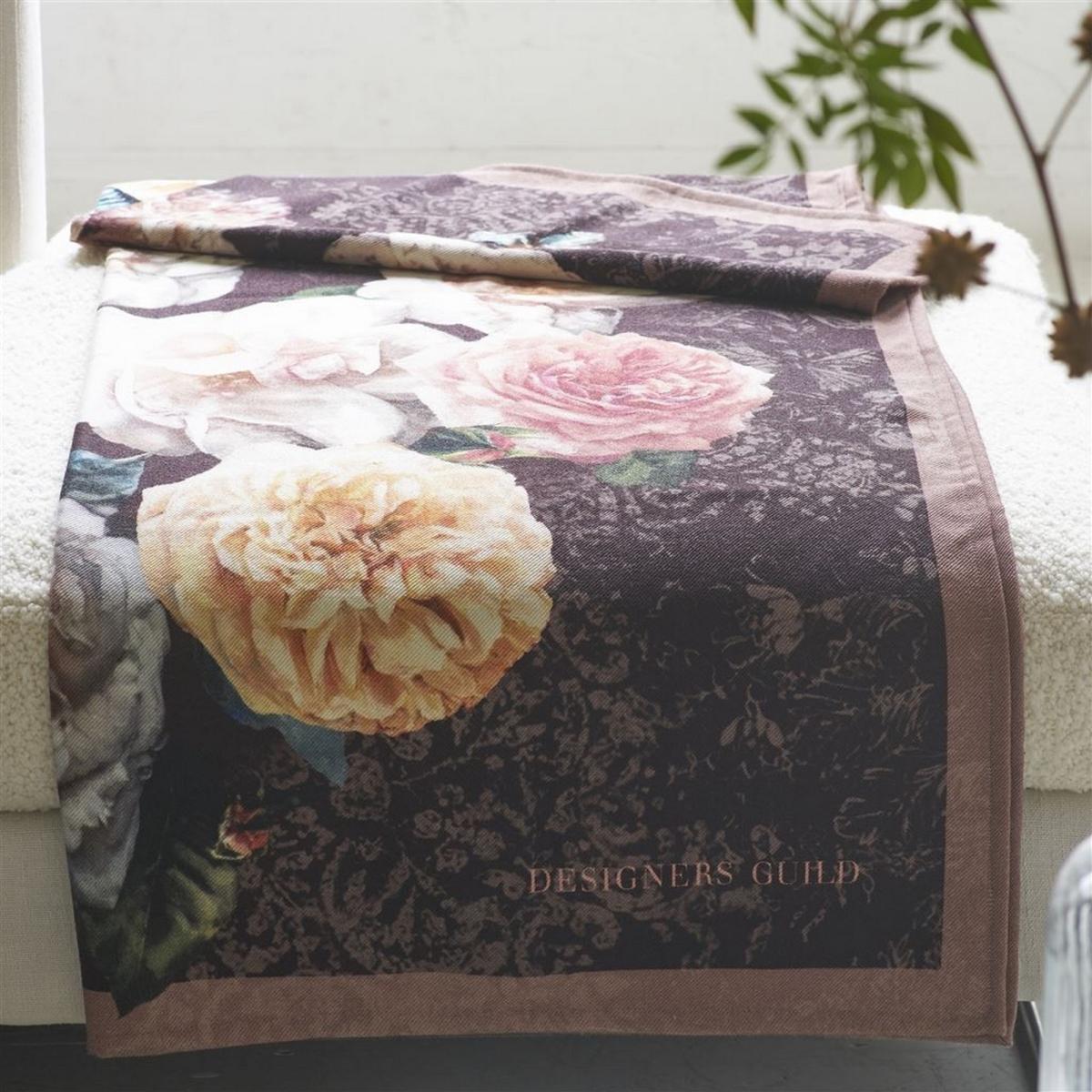 Pahari Rosewood Wool Throw in Multi By Designers Guild – image 2