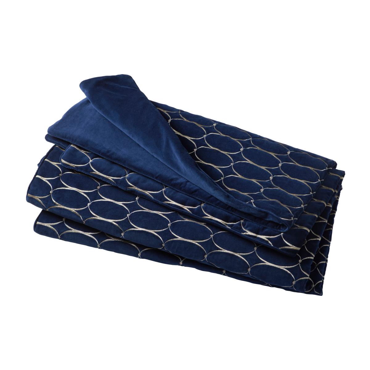 Renaissance Quilted Throw in Emerald Green By Wedgwood – image 1