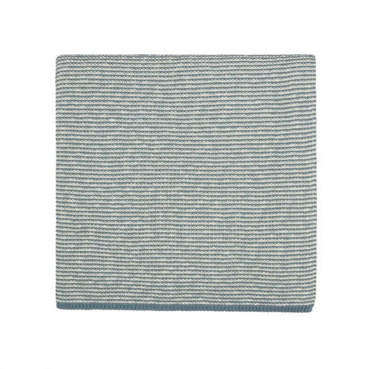 Isla Knitted Throw By Murmur in Lough Green – image 2