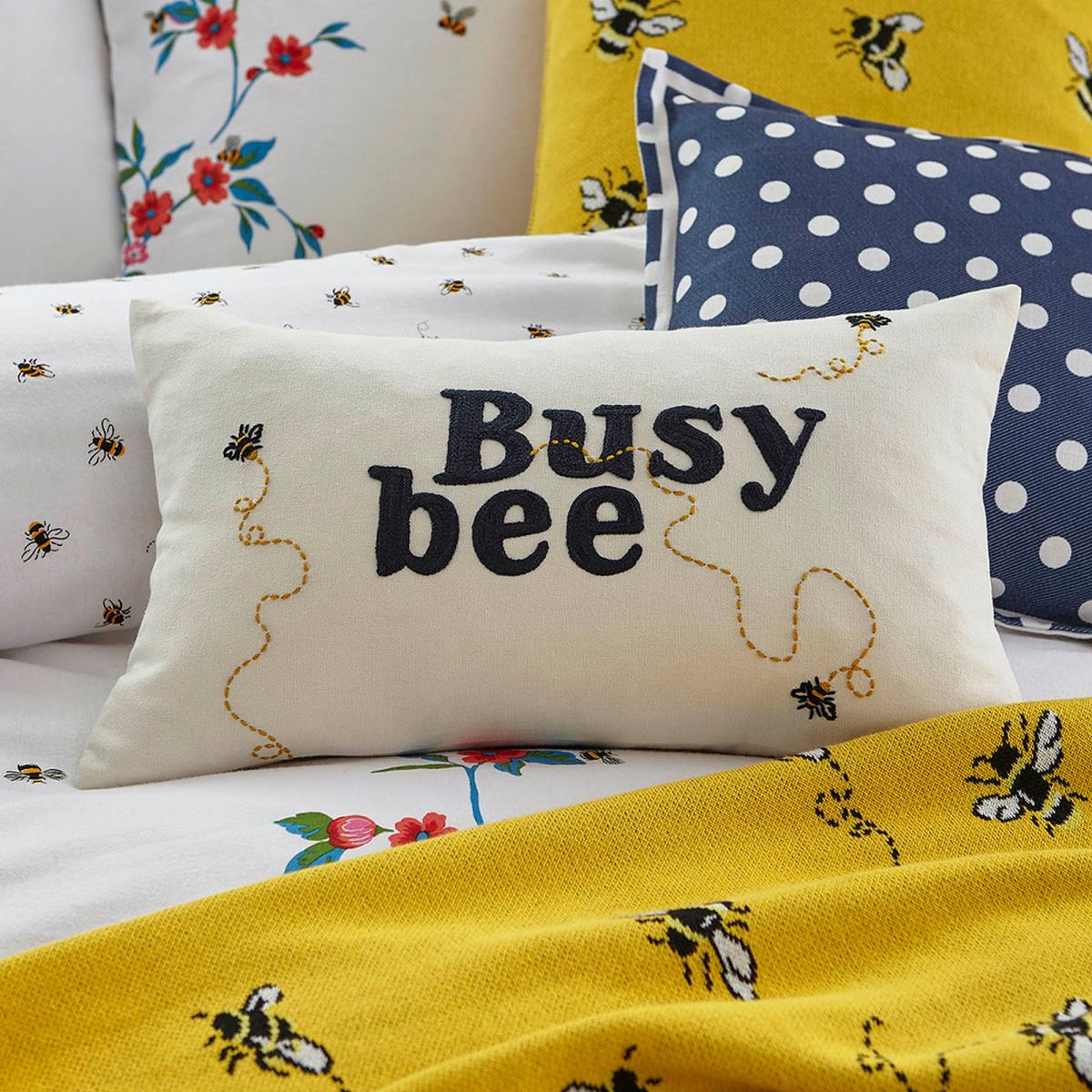 Honey Bee Cotton Throw by Cath Kidston in Yellow – image 2