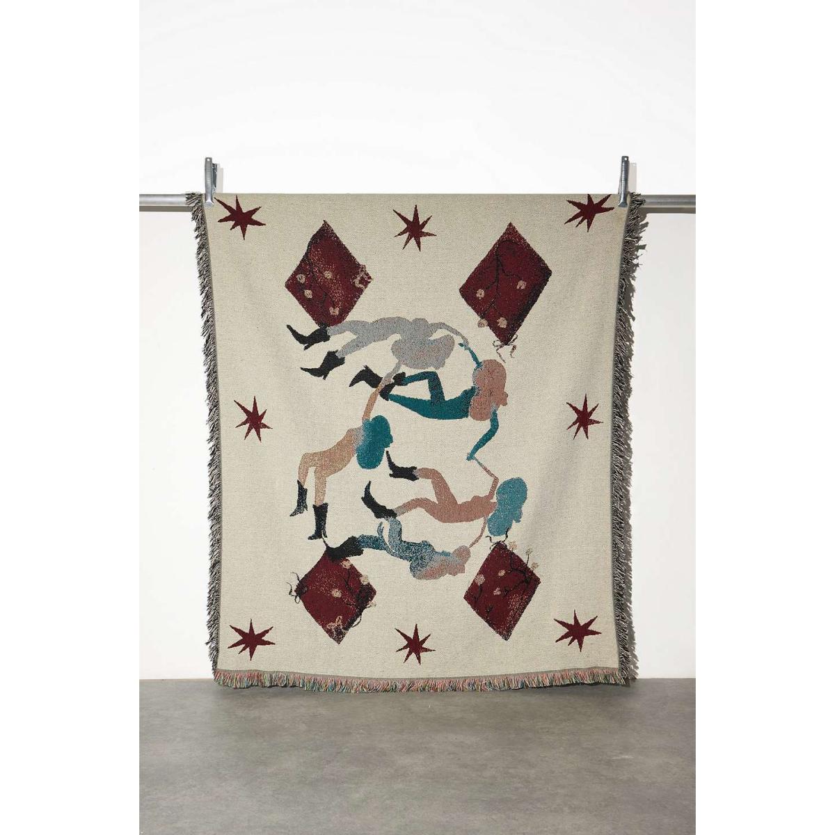 Urban Outfitters x TuftLuck TuftLuck UO Exclusive Dancing Diamond Art Throw ALL – image 2