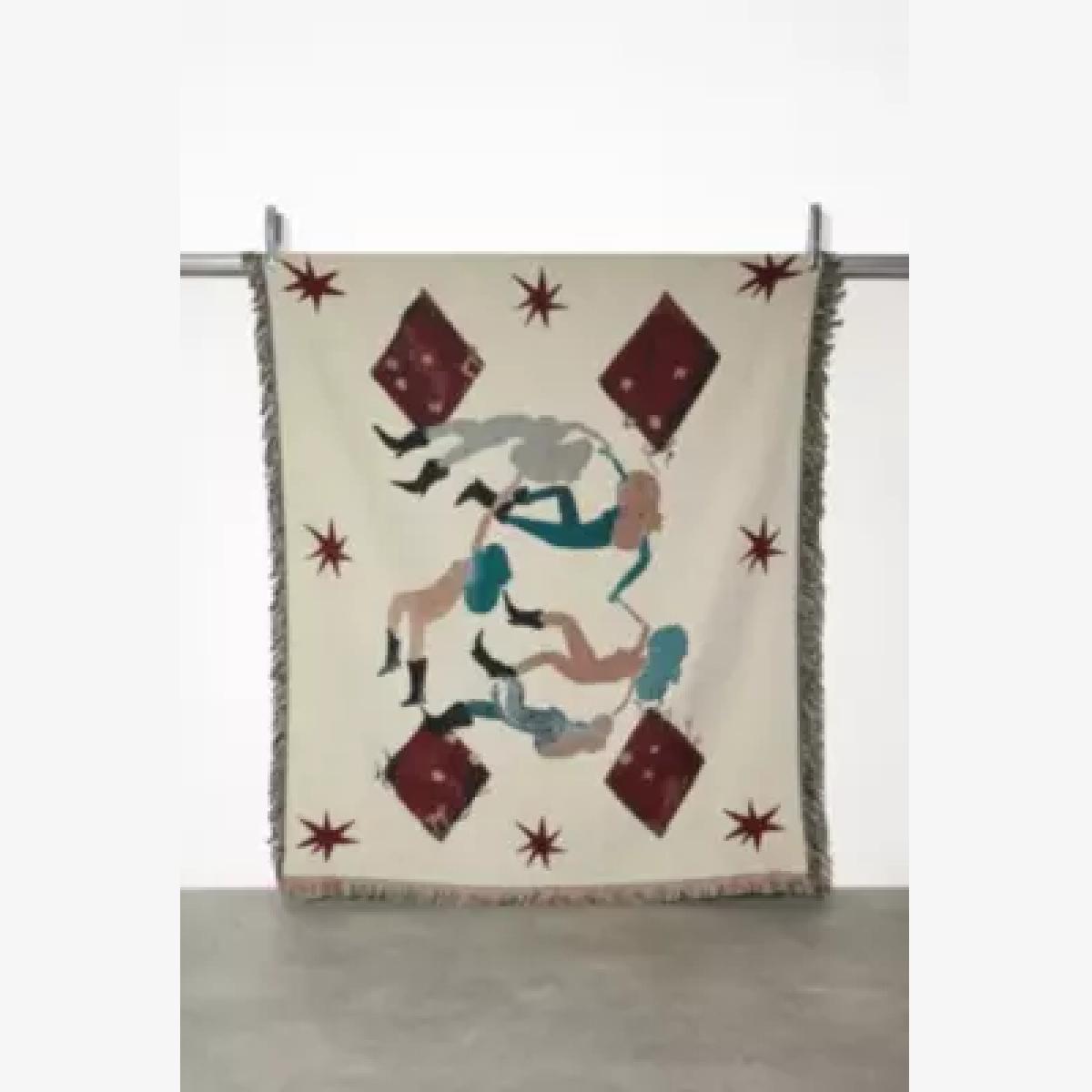 Urban Outfitters x TuftLuck TuftLuck UO Exclusive Dancing Diamond Art Throw ALL – image 1