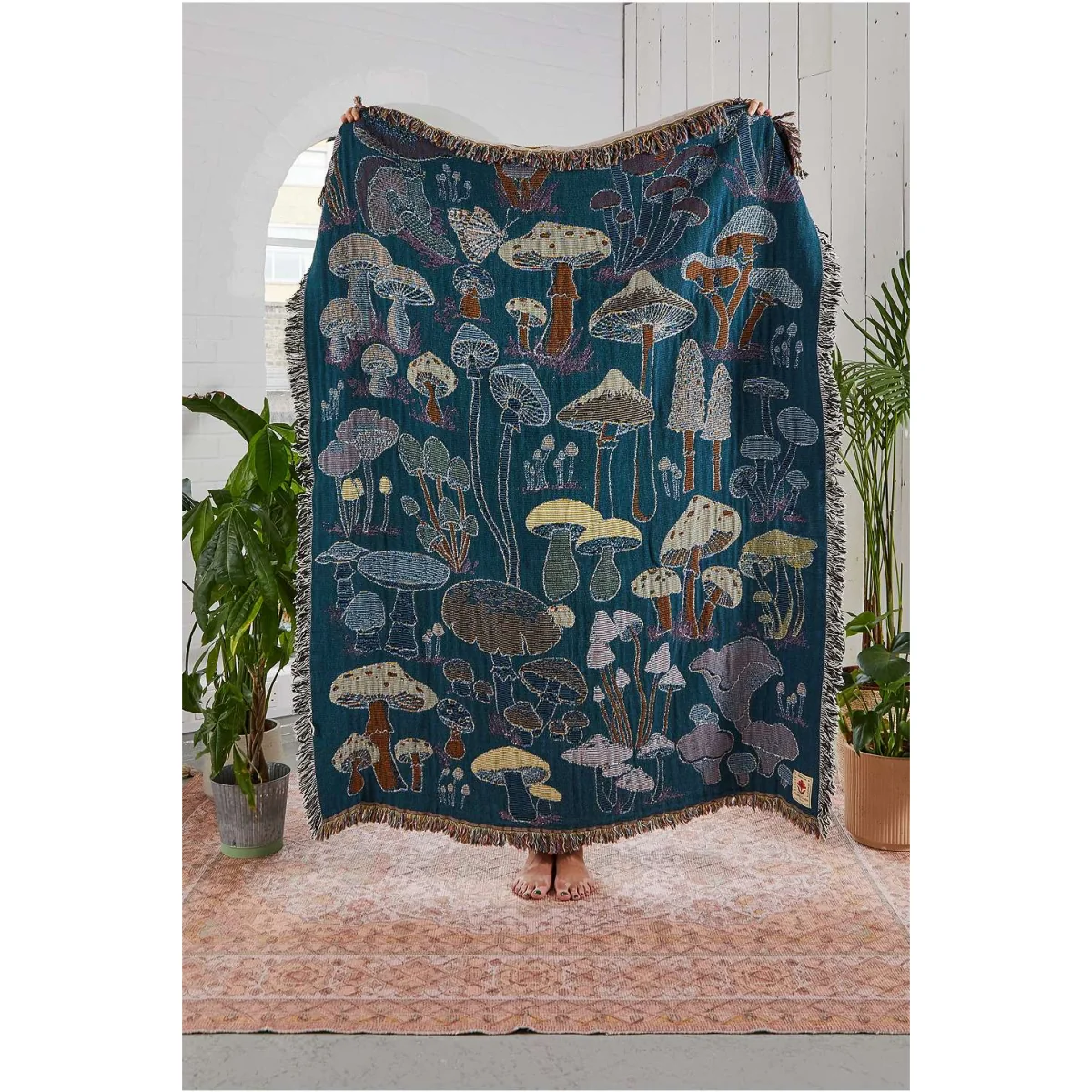 Valley Cruise Fungi Art Throw - Assorted ALL at Urban Outfitters – image 4