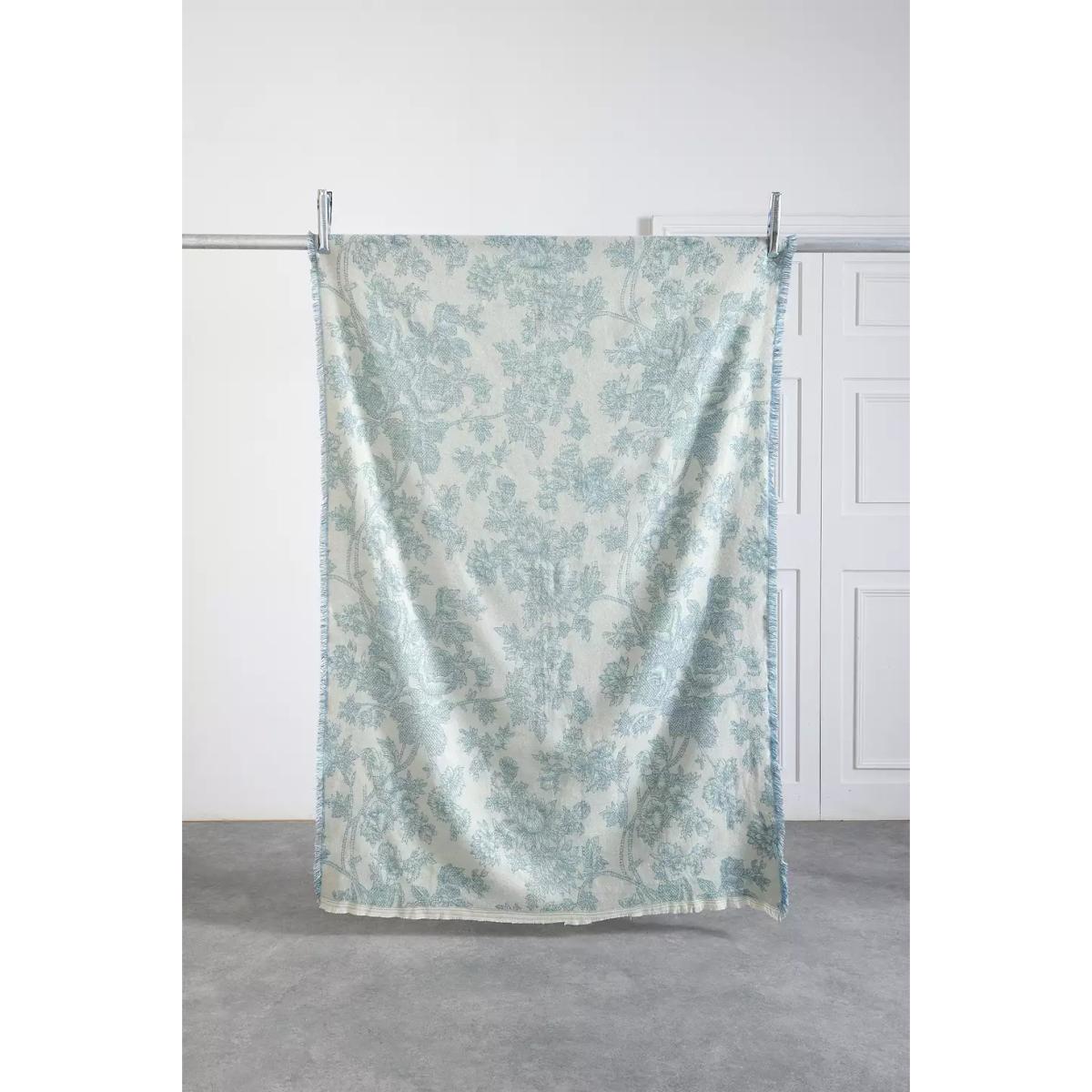 Blue Toile Throw - Light Blue ALL at Urban Outfitters – image 3