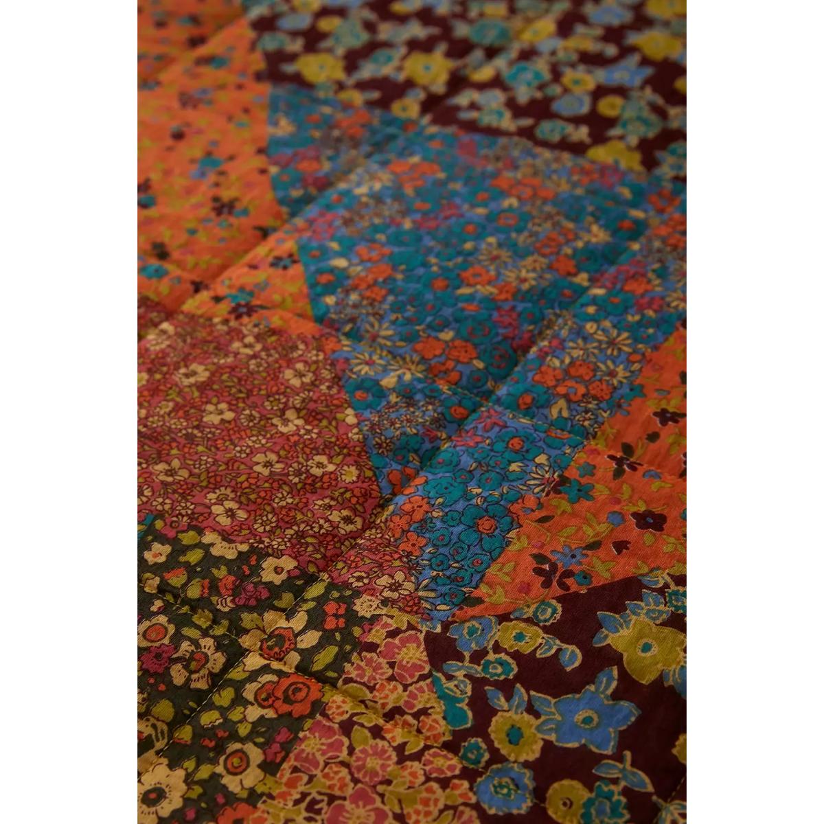 Urban Outfitters Bonnie Floral Patchwork Quilt 218cm x 218cm – image 4