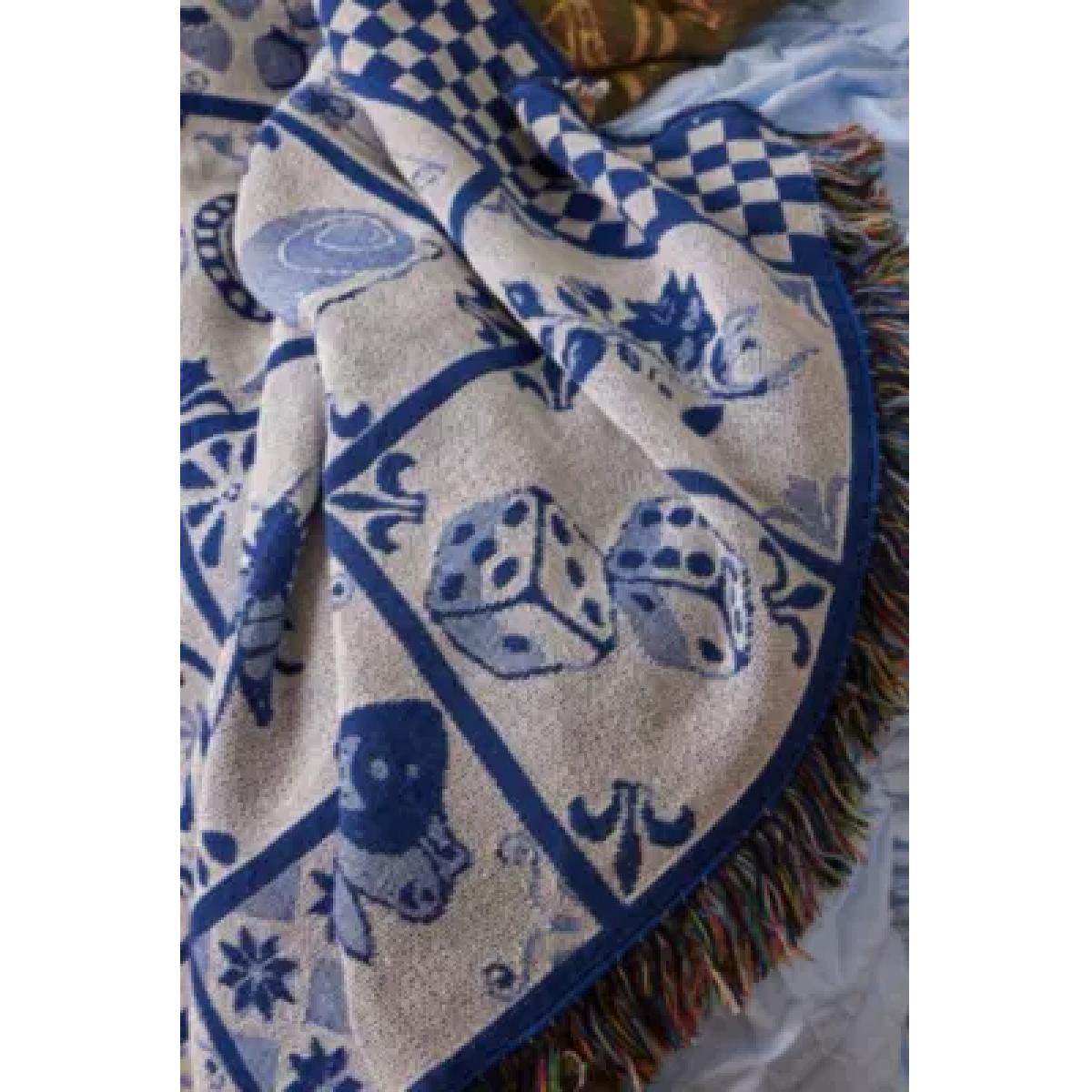 Marina Tiles Throw - Blue ALL at Urban Outfitters – image 3