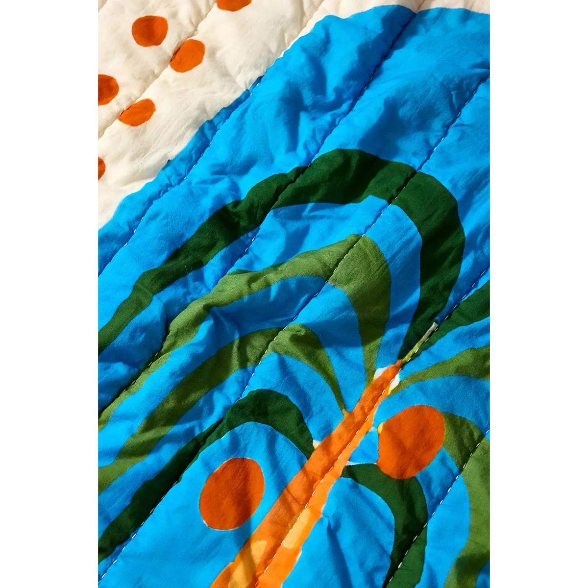 Palm Tree Quilted Throw 152cm x 127cm at Urban Outfitters – image 3