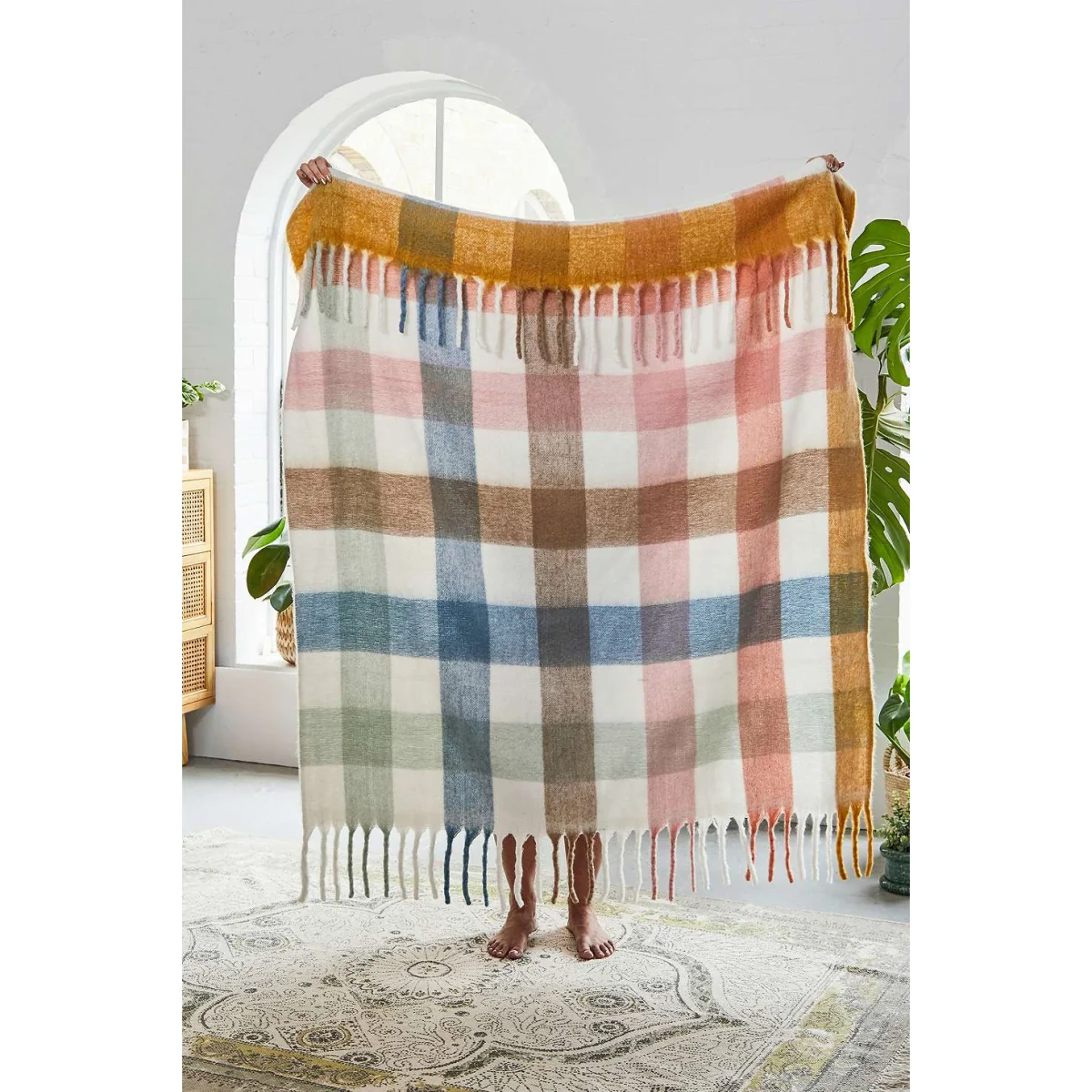 Checkerboard Cosy Throw - Assorted ALL at Urban Outfitters – image 2