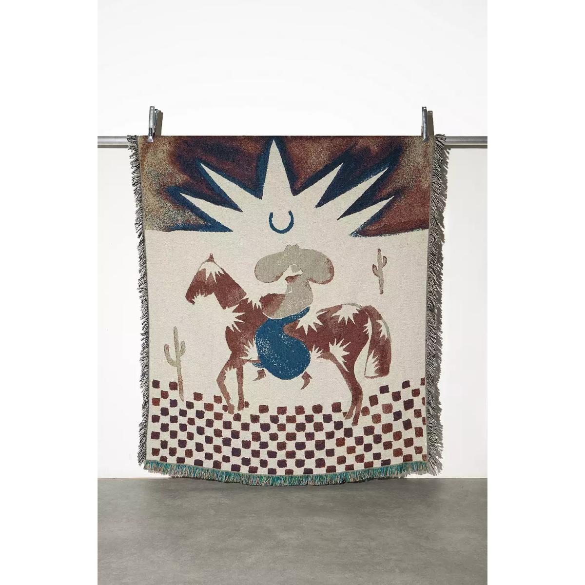 Urban Outfitters x TuftLuck TuftLuck UO Exclusive Riding Star Art Throw ALL – image 4