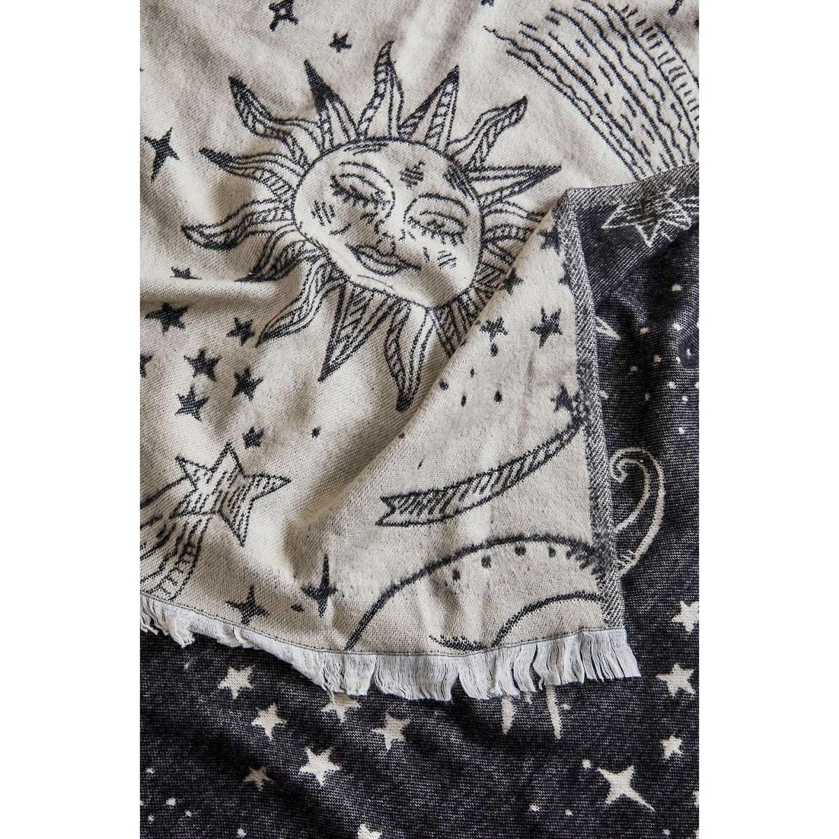 Black & White Celestial Throw - Black/White ALL at Urban Outfitters – image 3