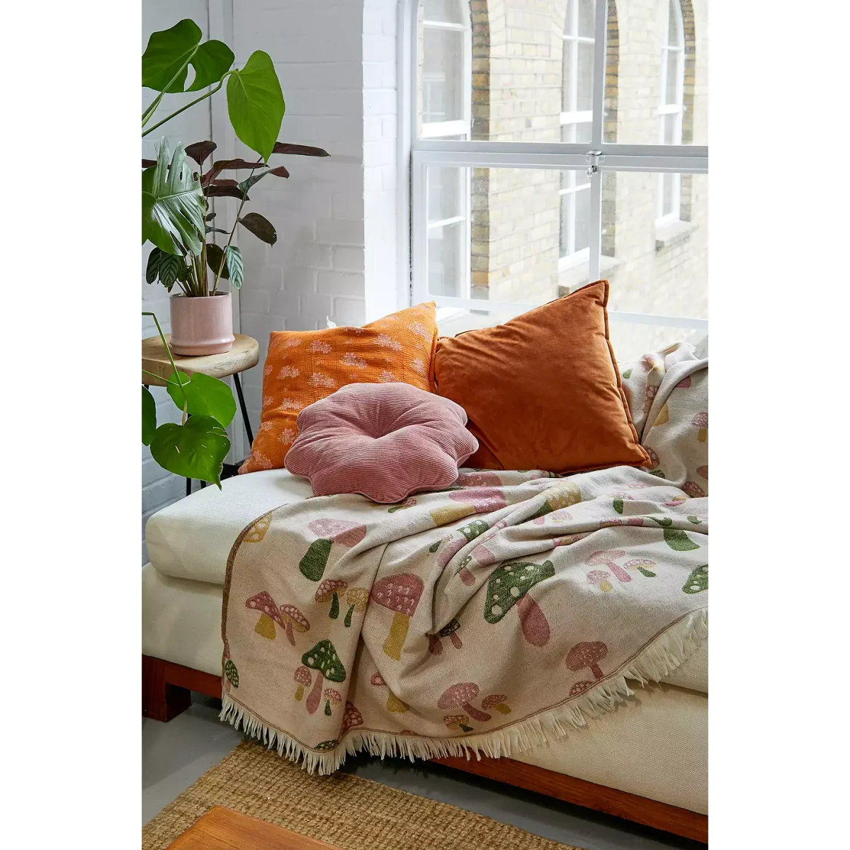 Mushroom Throw Blanket - Assorted ALL at Urban Outfitters – image 2