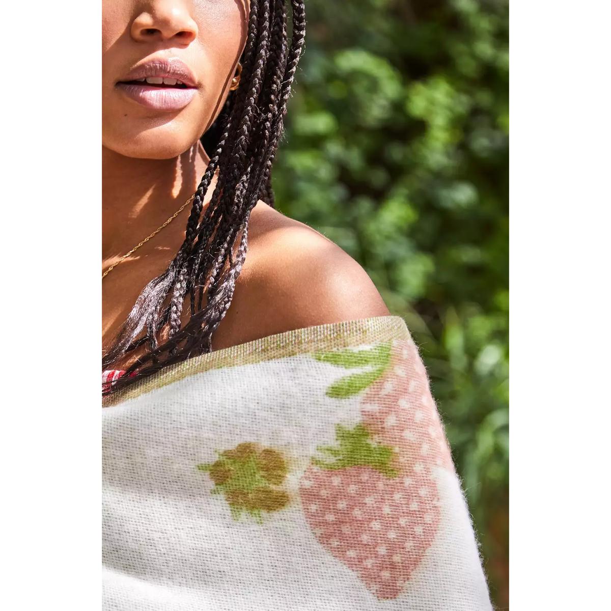 Pink Strawberry Throw - Pink ALL at Urban Outfitters – image 5