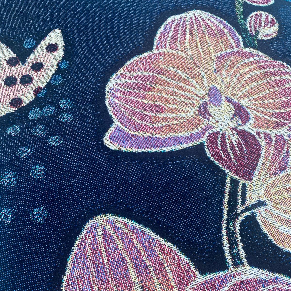 Woven Throw - Peony & Orchid Amanda West – image 4