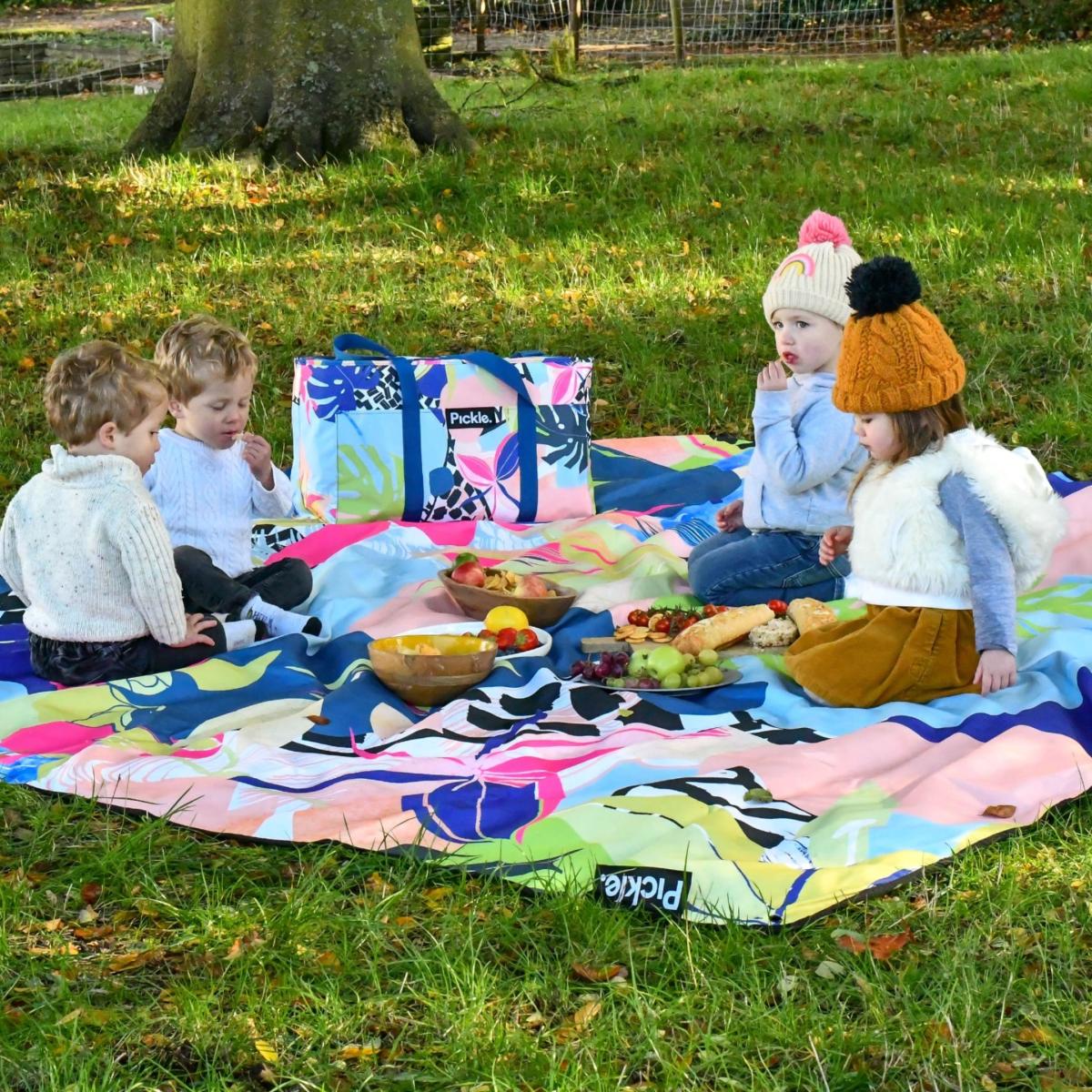Blue Picnic Mat Tiger Lily | Pickle Picnics – image 5