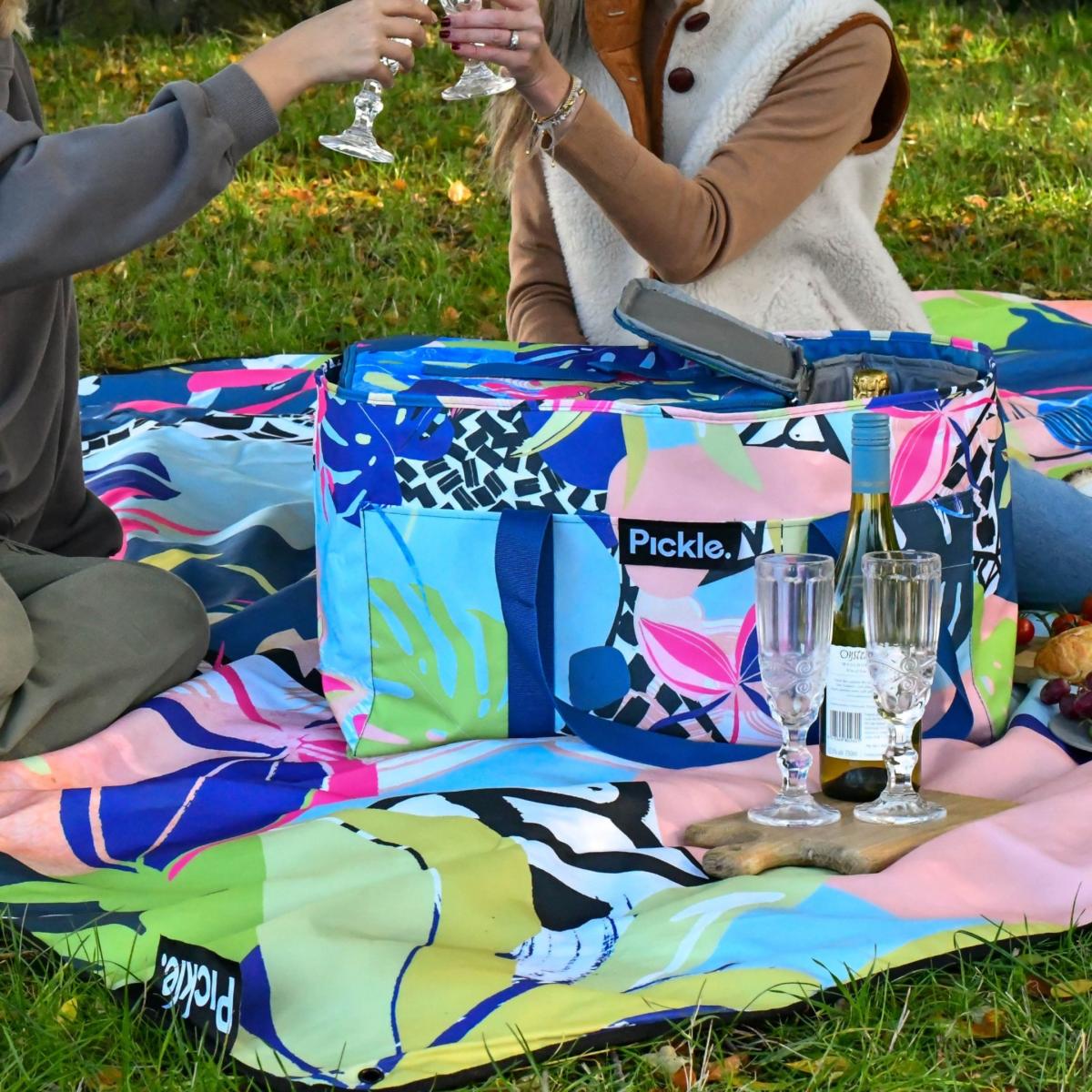 Blue Picnic Mat Tiger Lily | Pickle Picnics – image 6