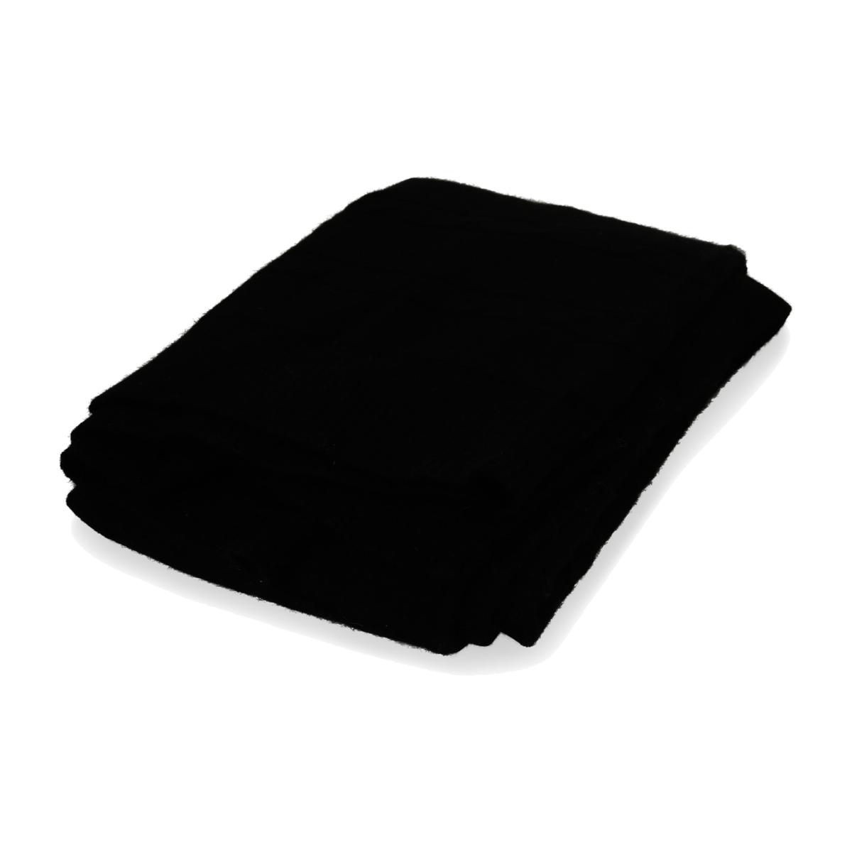 Black "Blake" Cable Knitted Cashmere Throw Blanket One Size Tirillm – image 1
