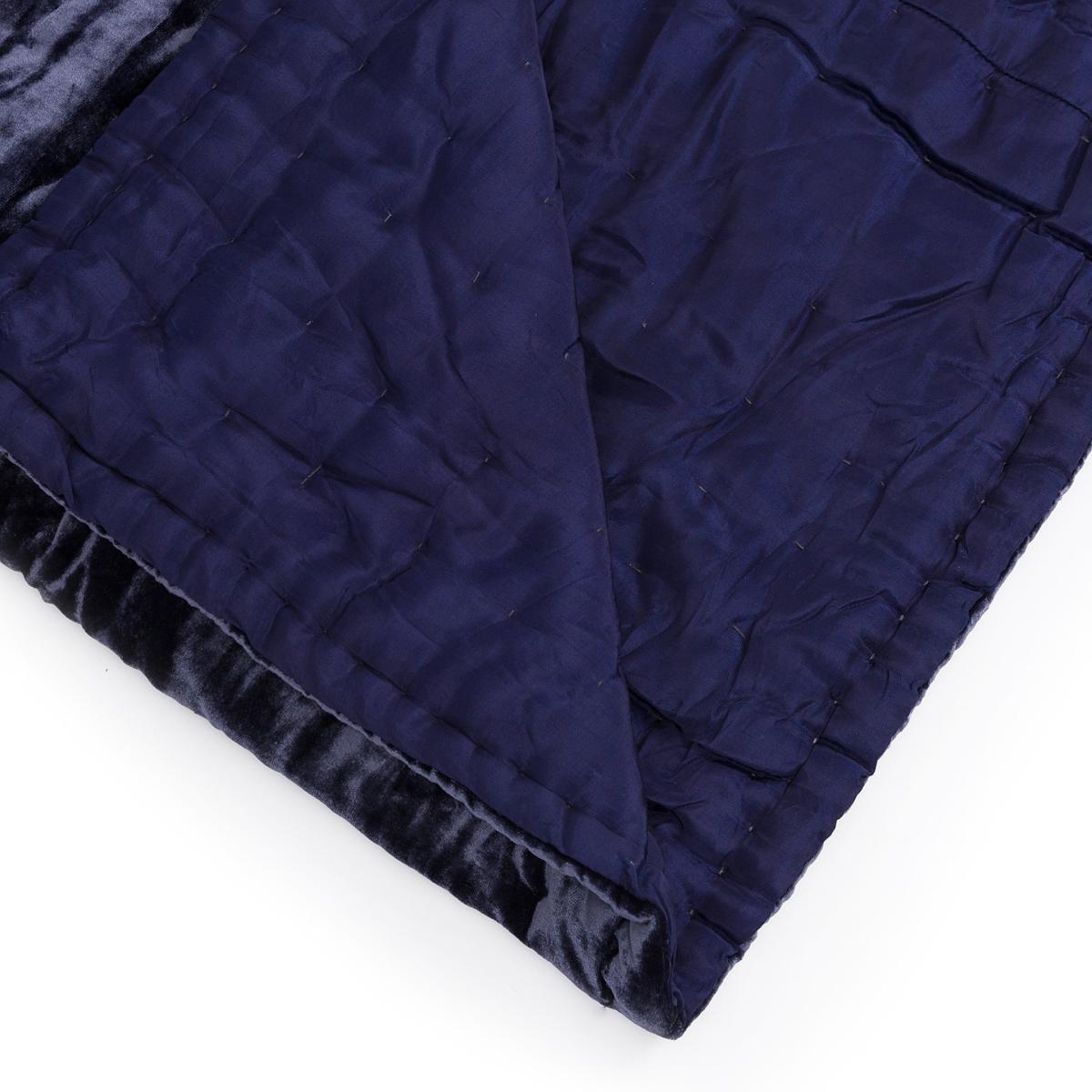Hand Quilt Throw - Midnight Blue One Size The Annam House – image 2