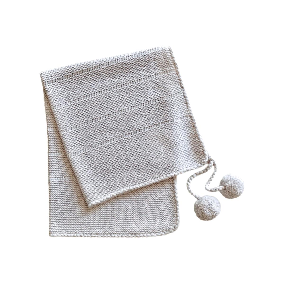 Grey Gloria Cashmere Baby Blanket In Light Gray Grace Cashmere Zurich – image 1