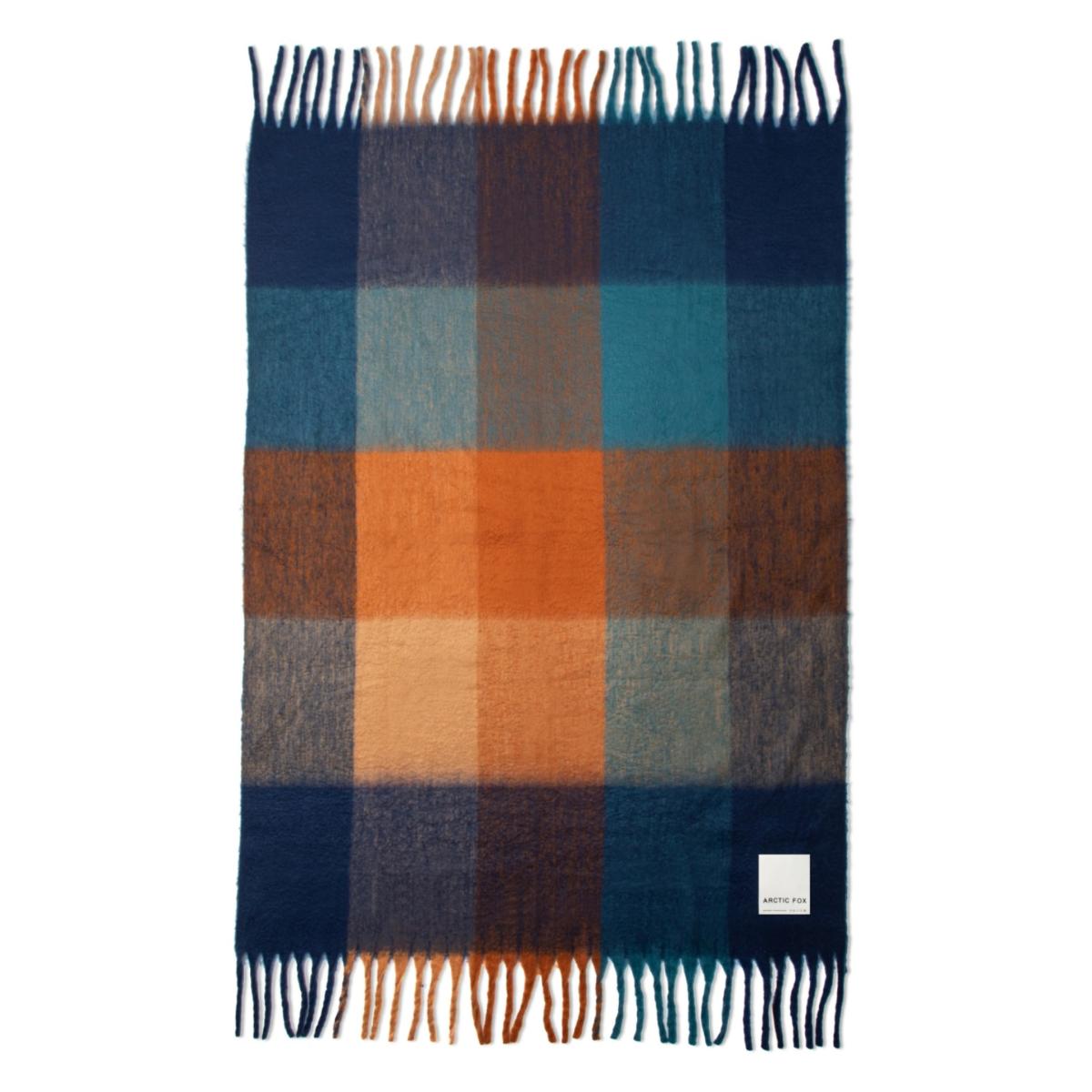Blue / Yellow / Orange The Reykjavik Throw - Tokyo Lights | One Size | Arctic Fox & Co. – image 2